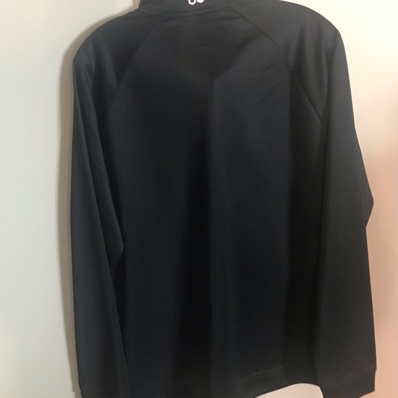 Tek Gear Dry Tek Brand Pull Over Zip Up Collar Black Color. - Picture 3 of 3